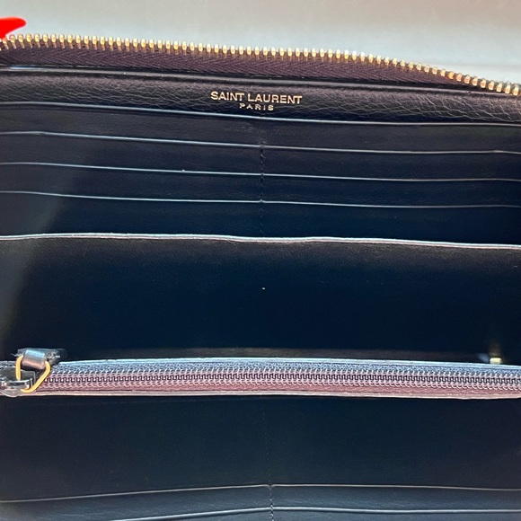 Yves Saint Laurent Ligne Y Leather Wallet - Picture 10 of 10